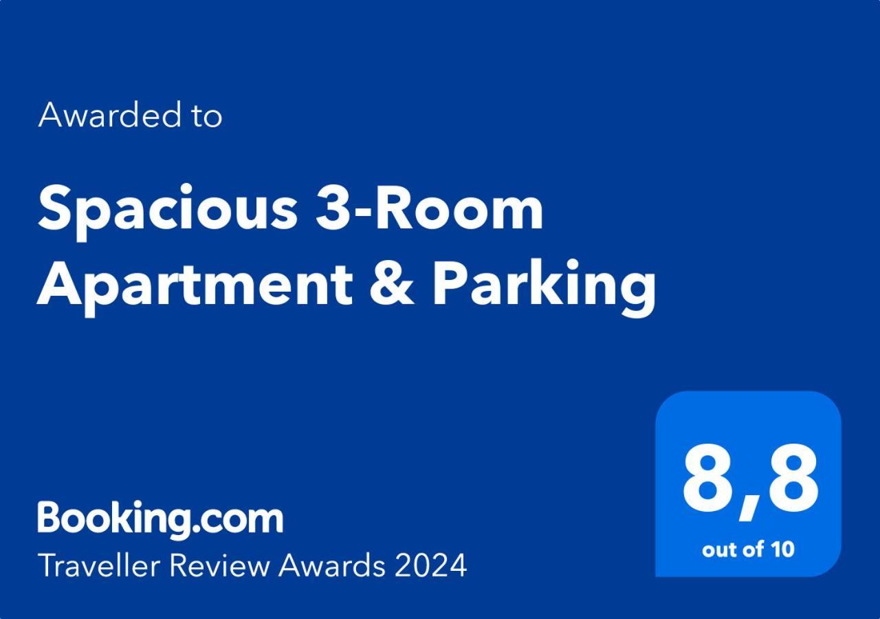 Spacious 3-Room Apartment & Parking Rīga Exterior foto